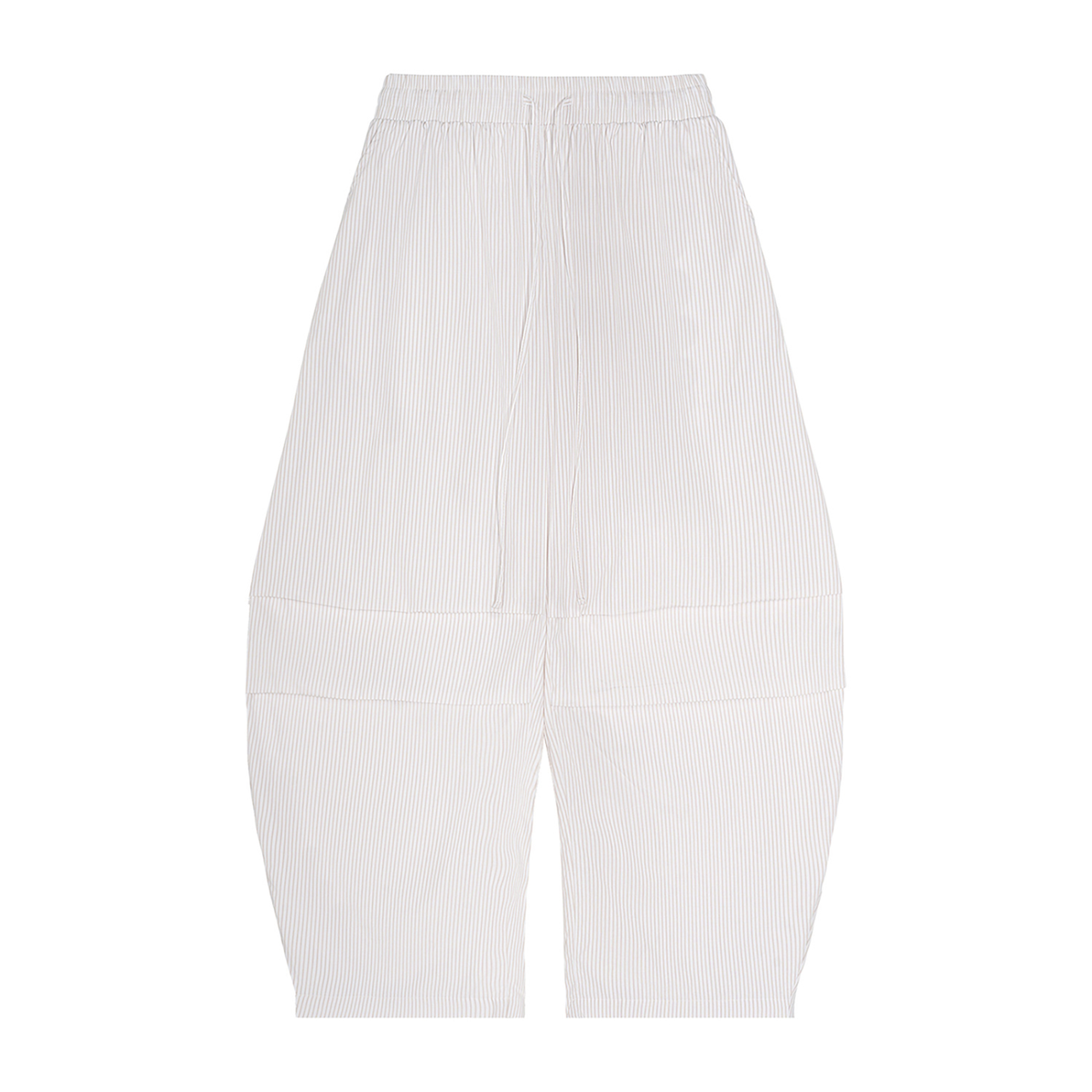 Euro Summer Pinstripe Barrel Pants