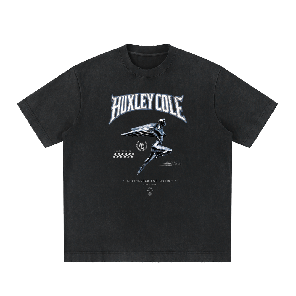 Engineered For Motion Vintage Washed Frayed T-Shirt