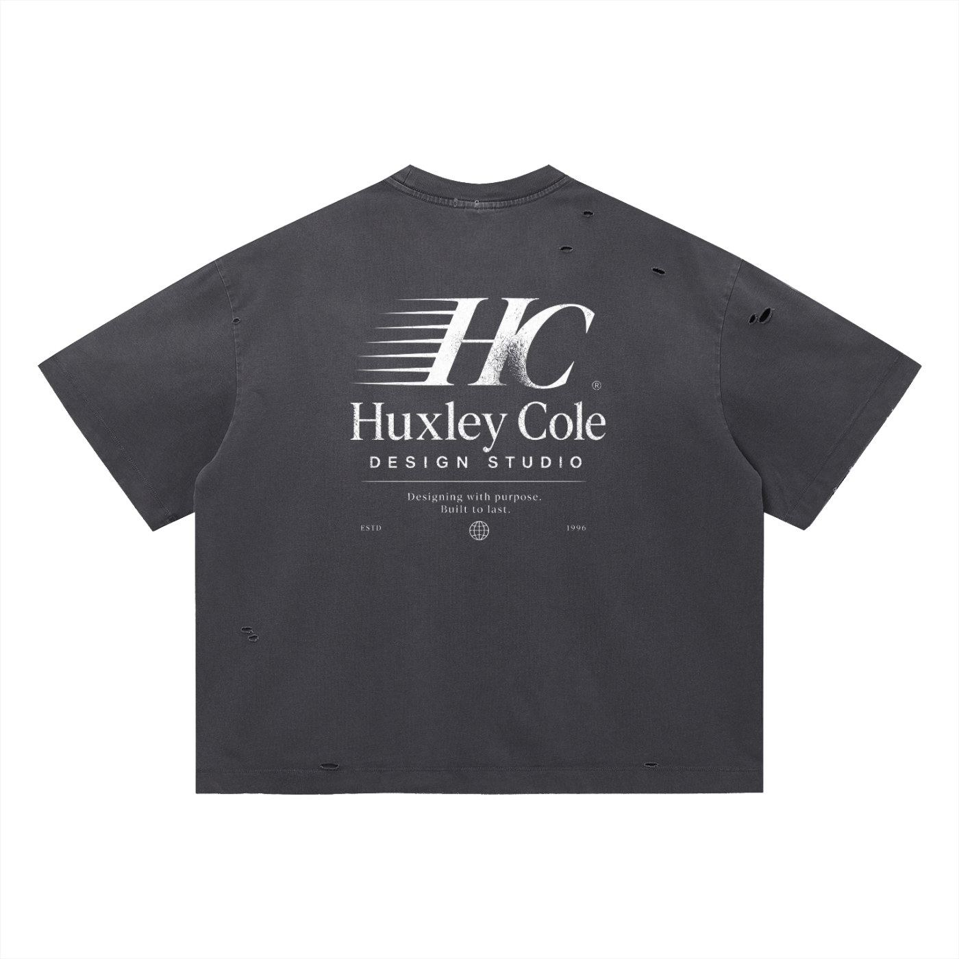 HC Design Studio Vintage Distressed T-Shirt-4