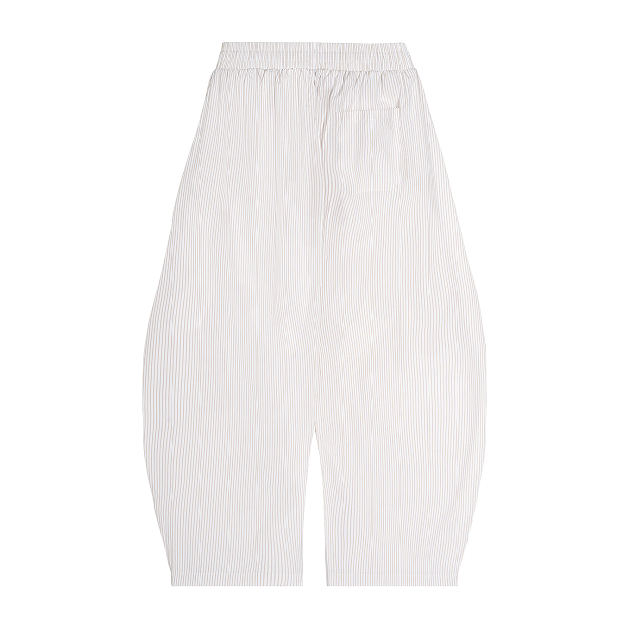 Euro Summer Pinstripe Barrel Pants