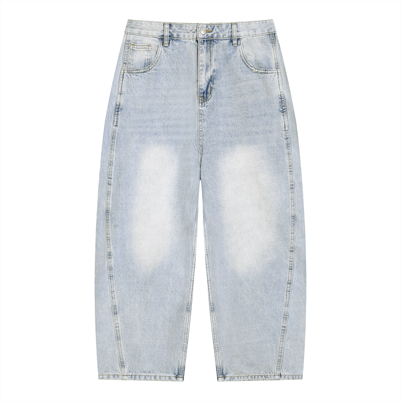 Sunfade Barrel Leg Jeans