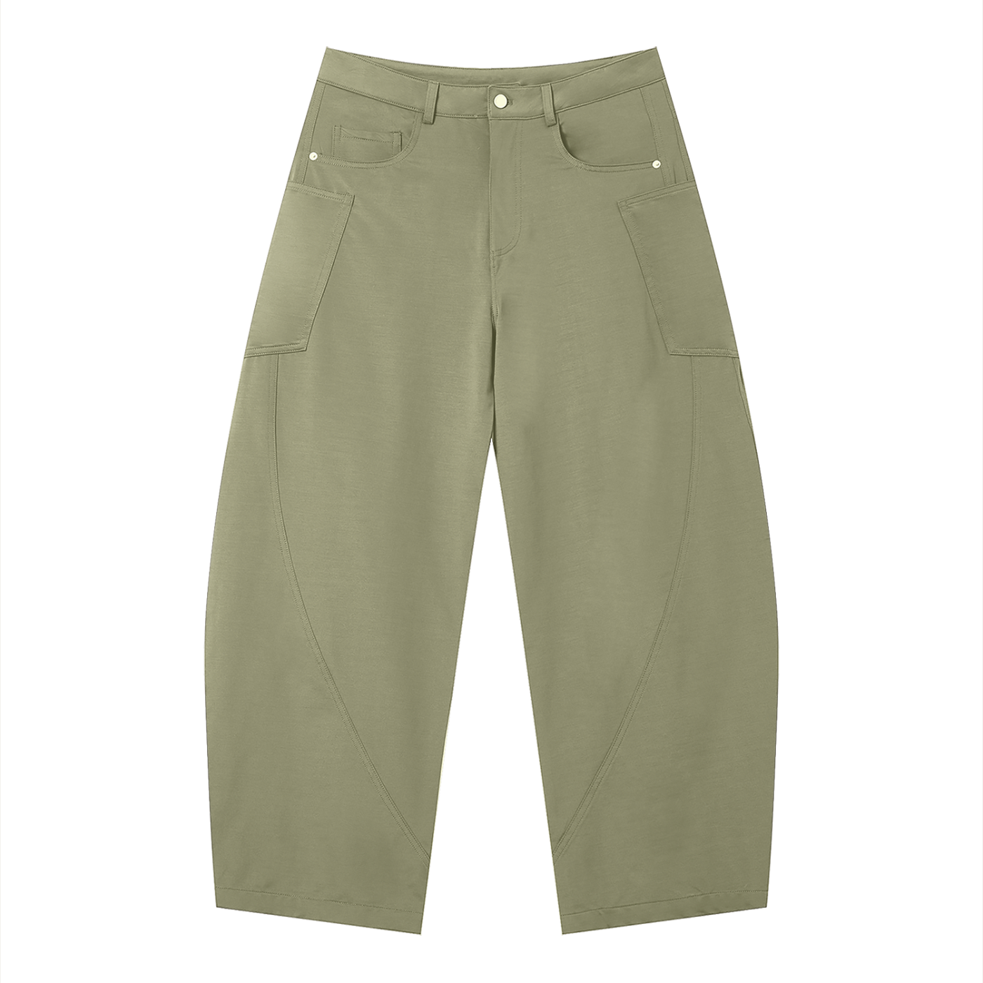 Barrel Leg Carpenter Pants-9