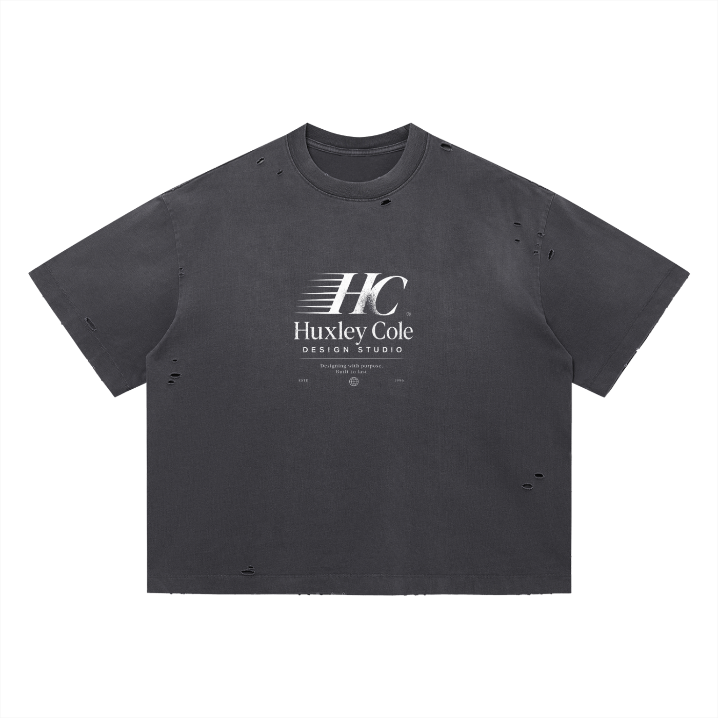 HC Design Studio Vintage Distressed T-Shirt-3