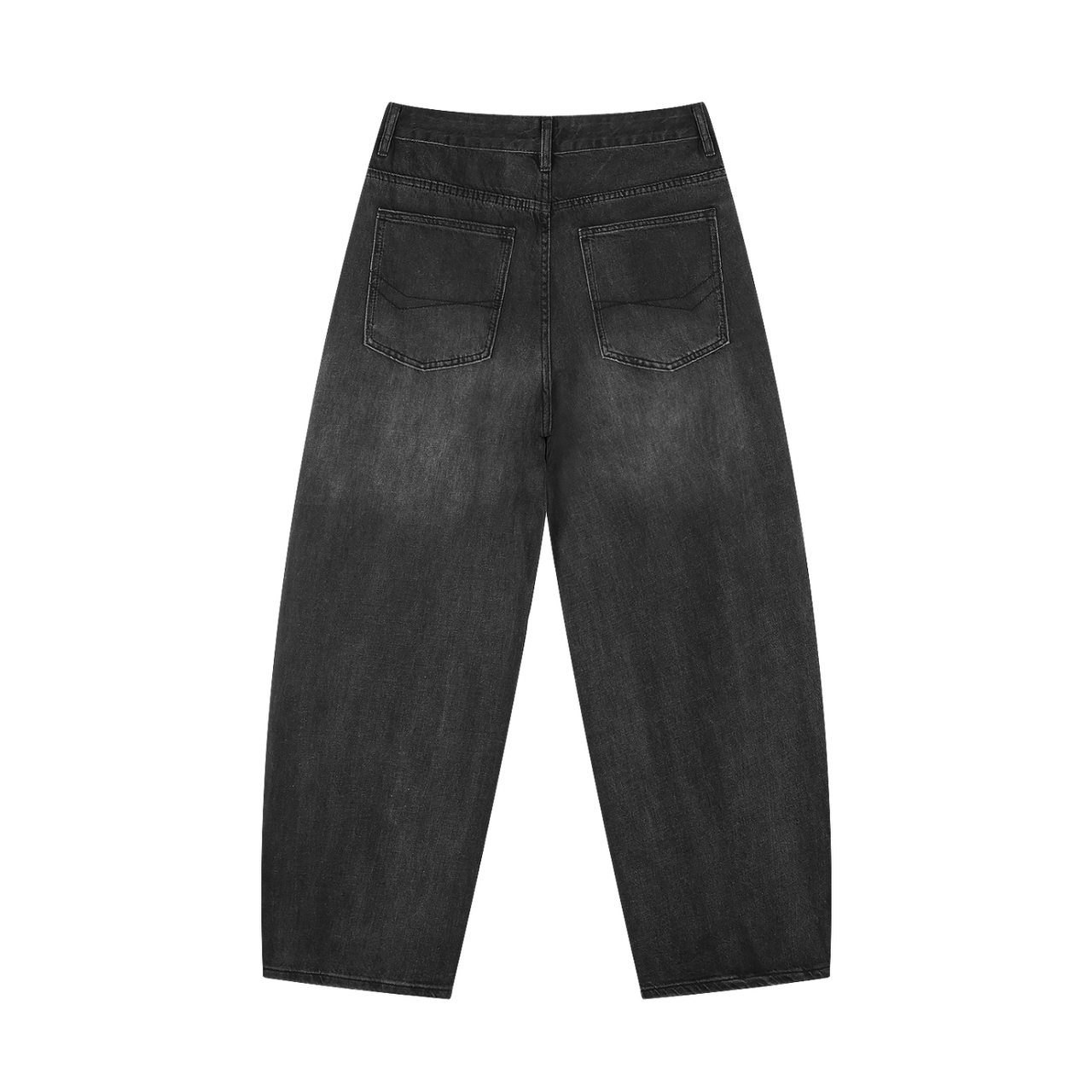 Sunfade Vintage Black Barrel Leg Jeans