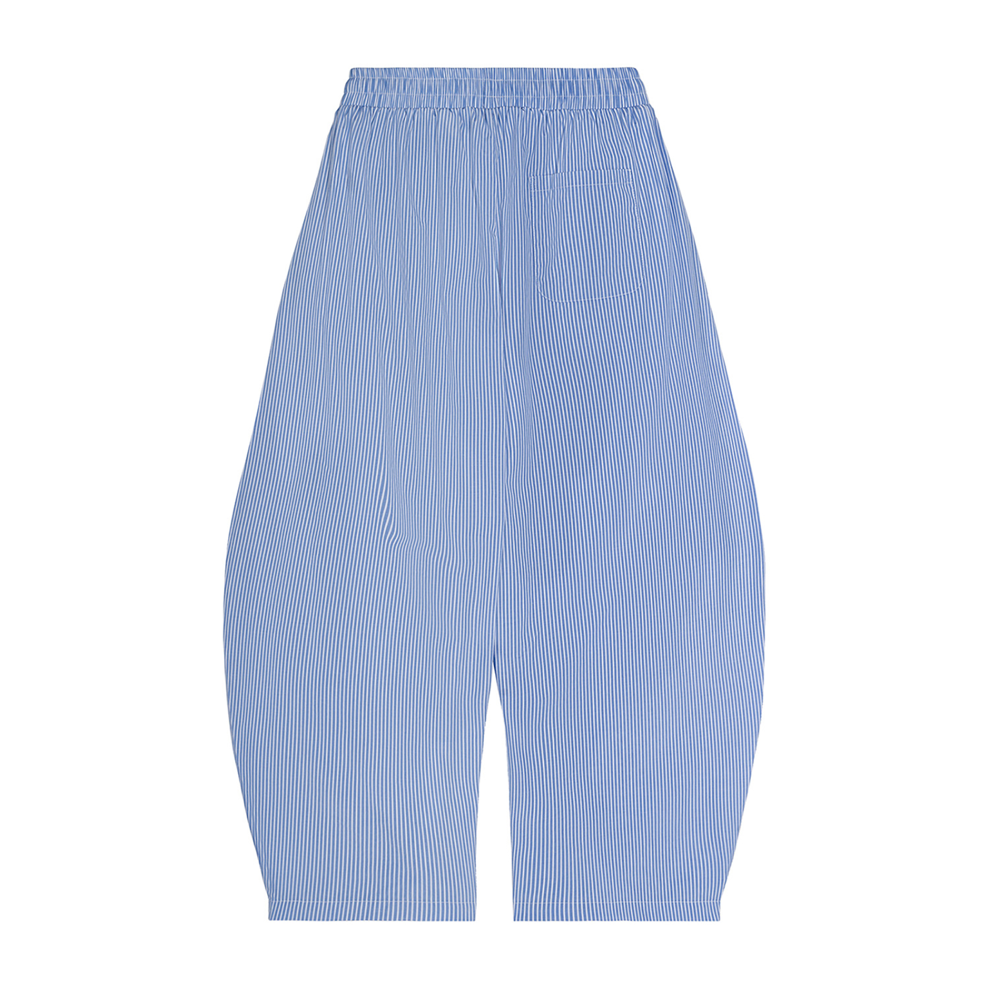 Euro Summer Pinstripe Barrel Pants-5