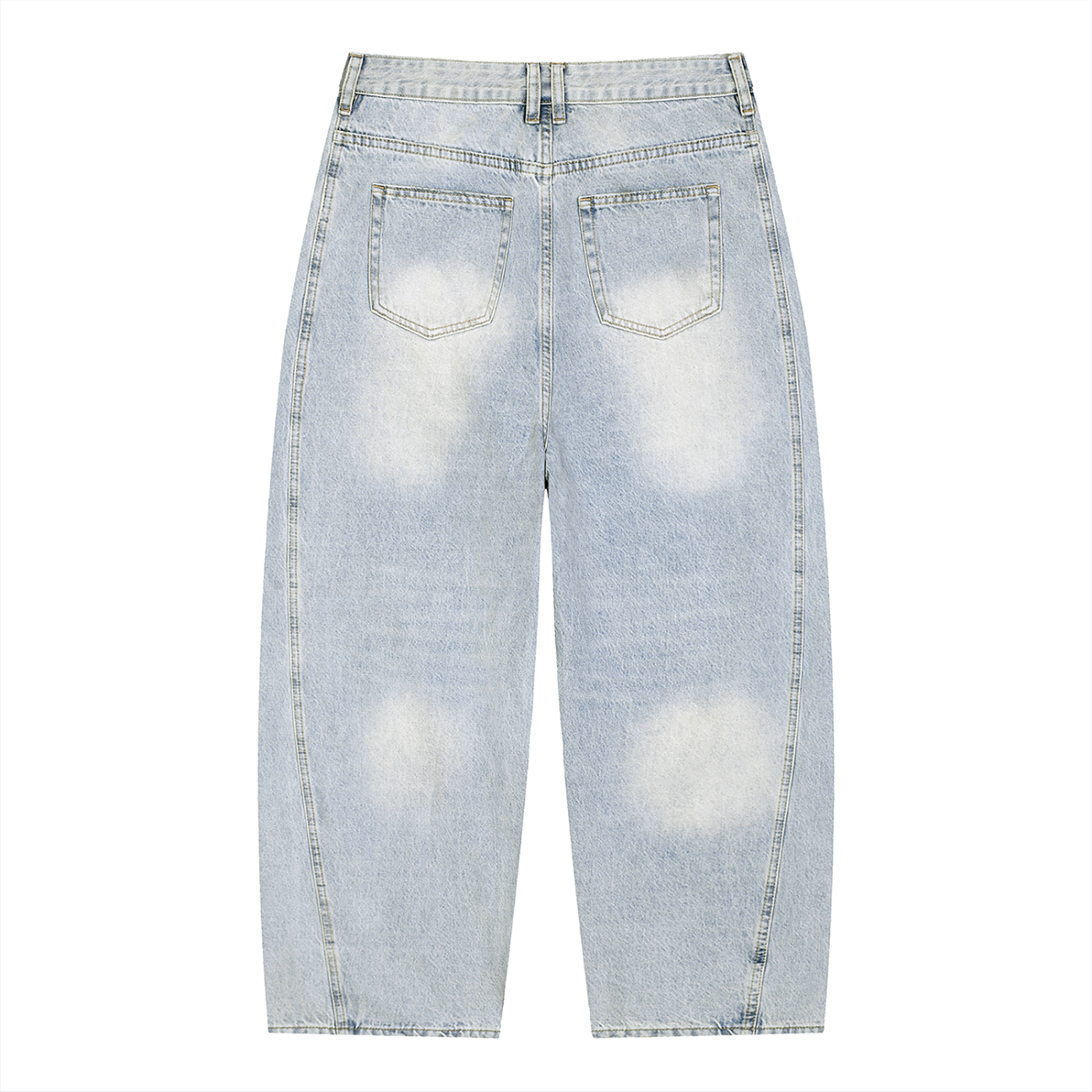 Sunfade Barrel Leg Jeans-8