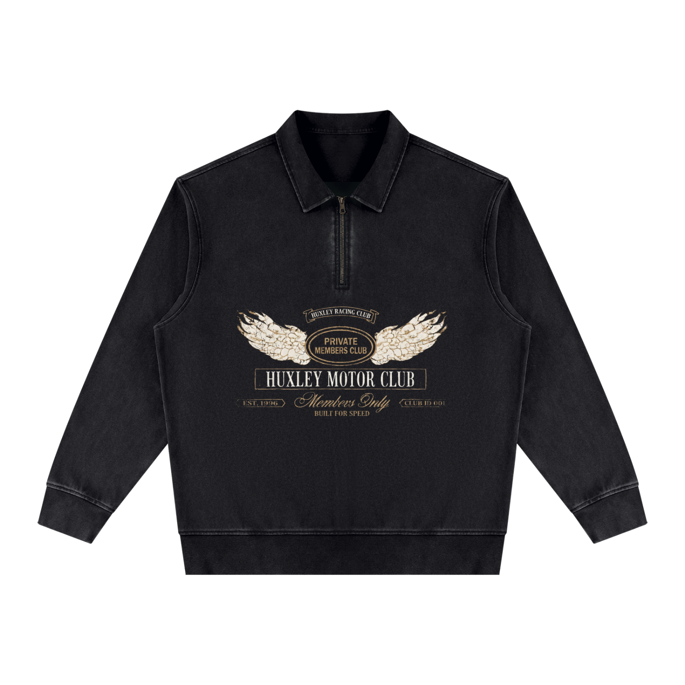 Huxley Motor Club Quarter-Zip Sweatshirt-1
