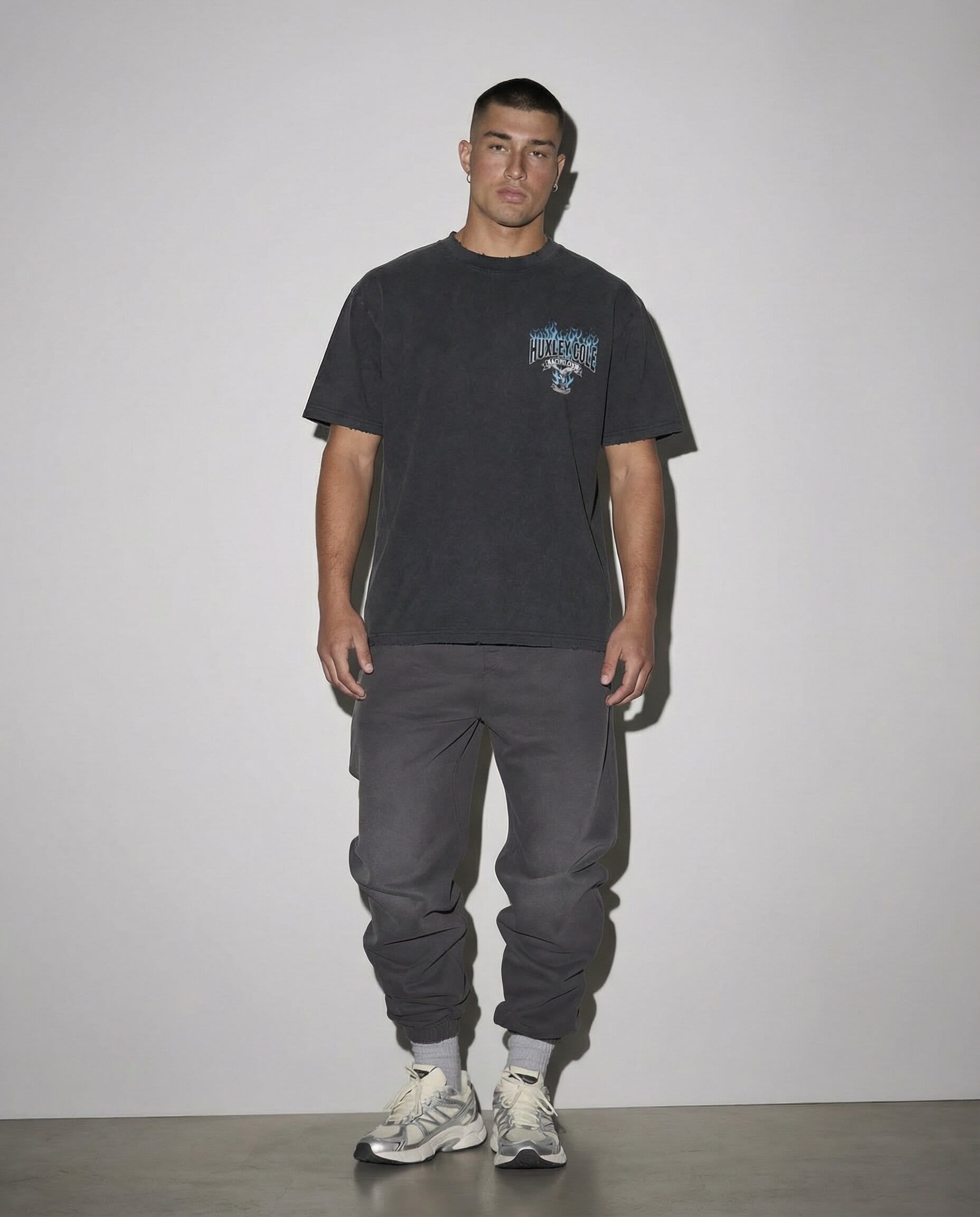 Heavyweight Vintage Washed Frayed T-Shirt-2