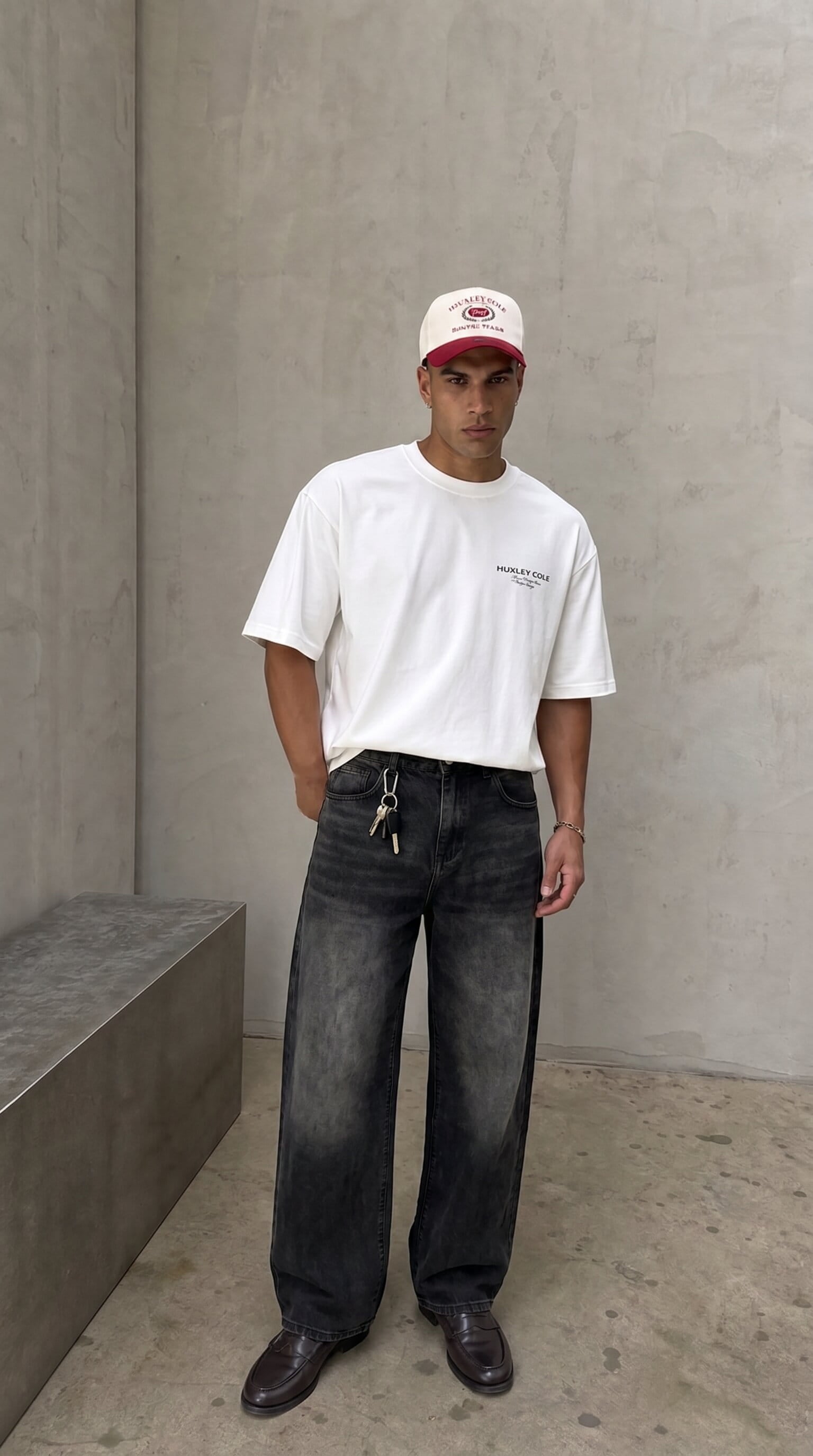Sunfade Vintage Black Barrel Leg Jeans