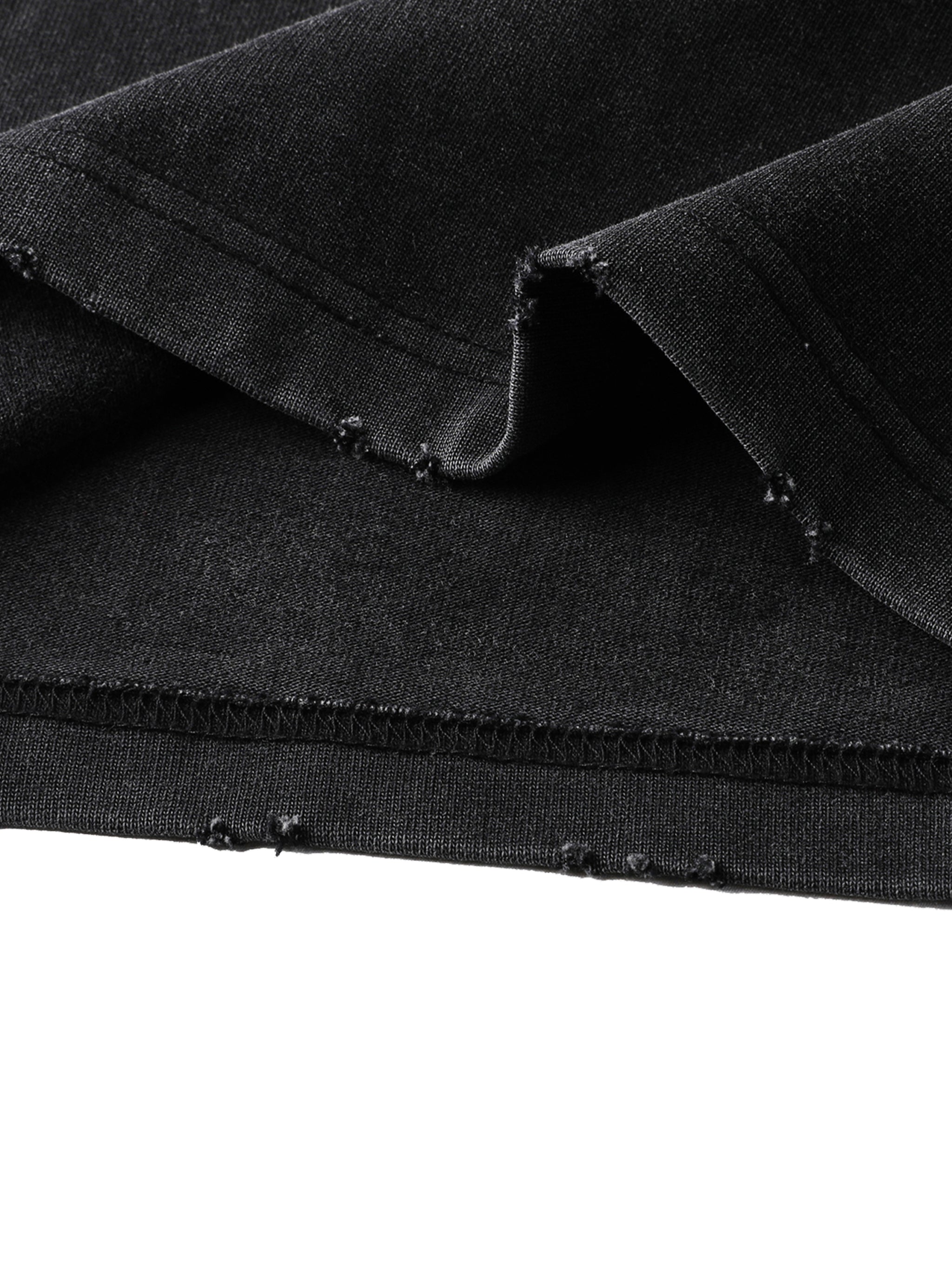 Heavyweight Vintage Washed Frayed T-Shirt-8