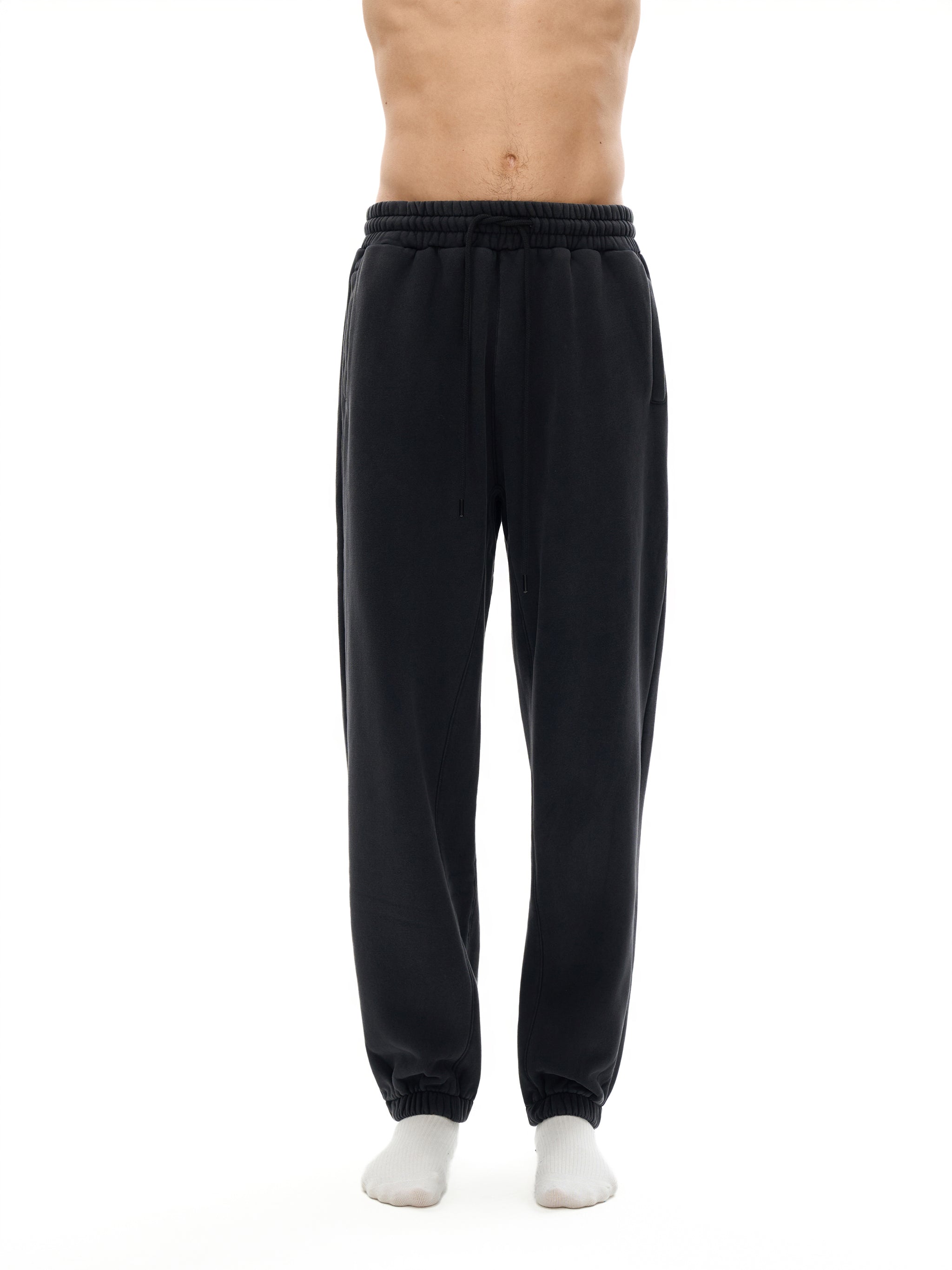 Fleeced Jogger Sweatpants-2