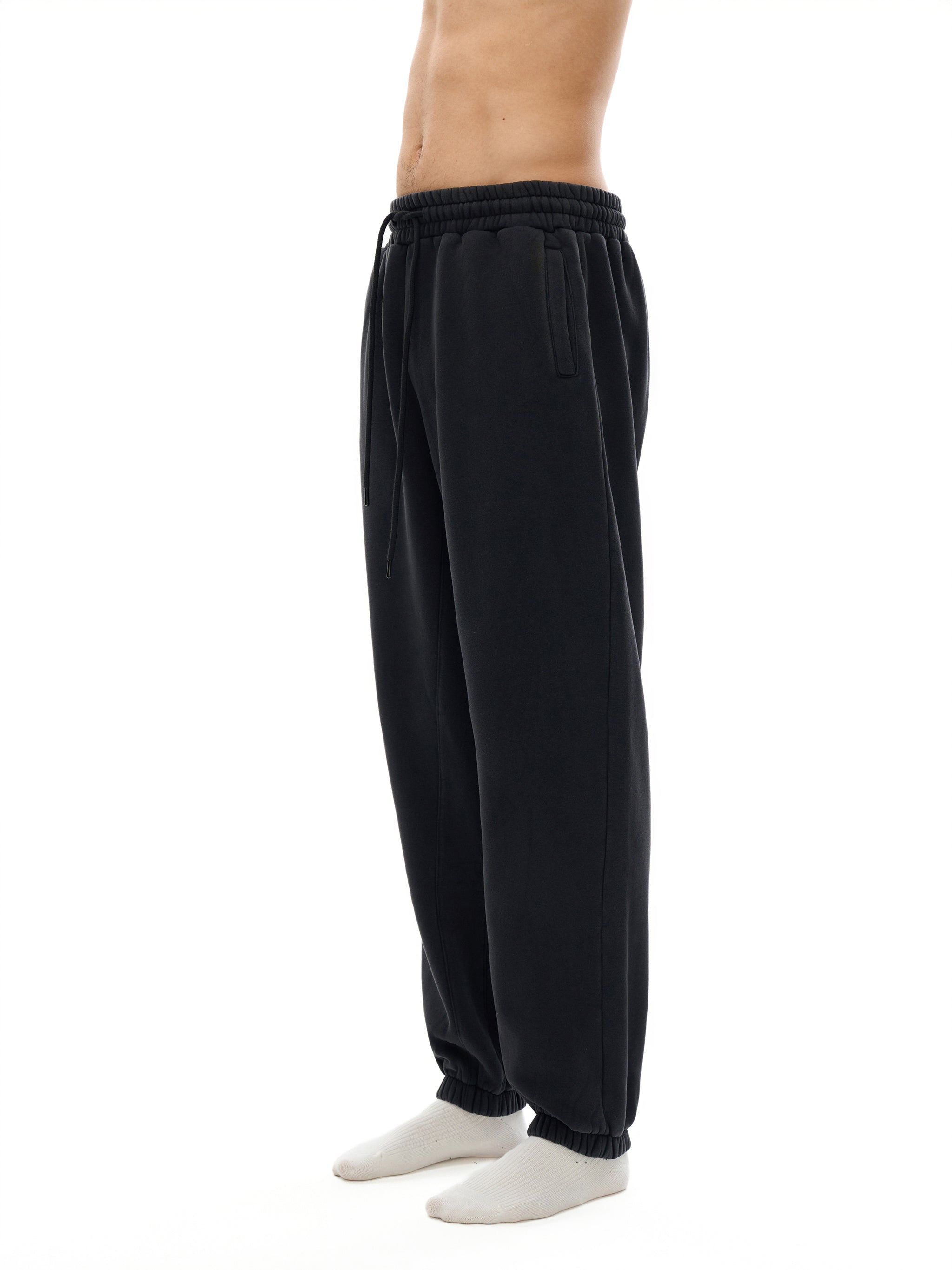 Fleeced Jogger Sweatpants-3
