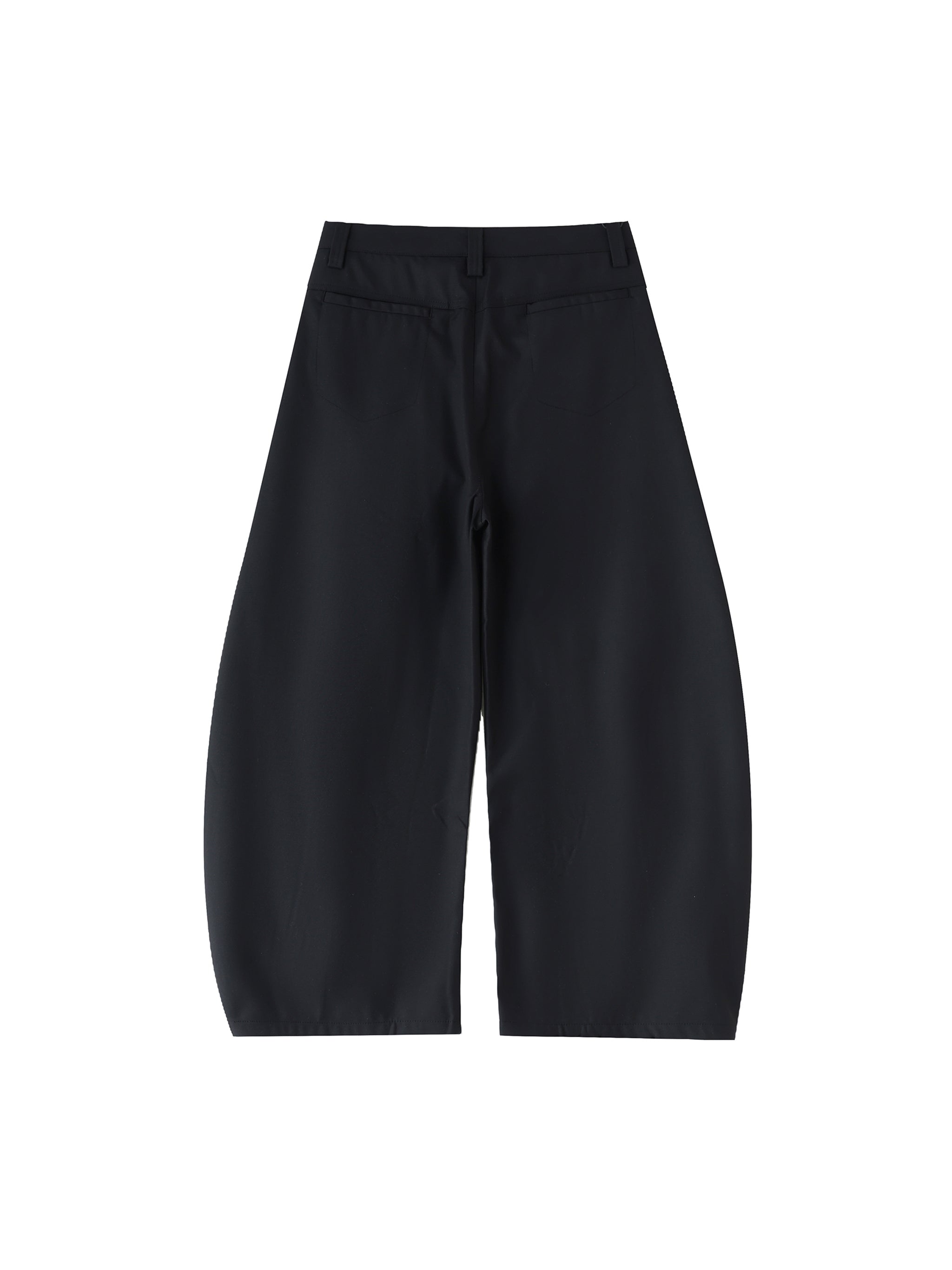 Essential Barrel Leg Pants-5