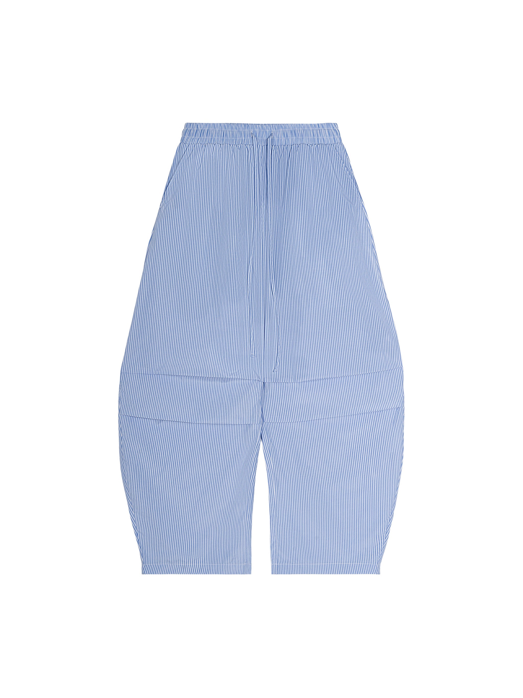 Euro Summer Pinstripe Barrel Pants-6