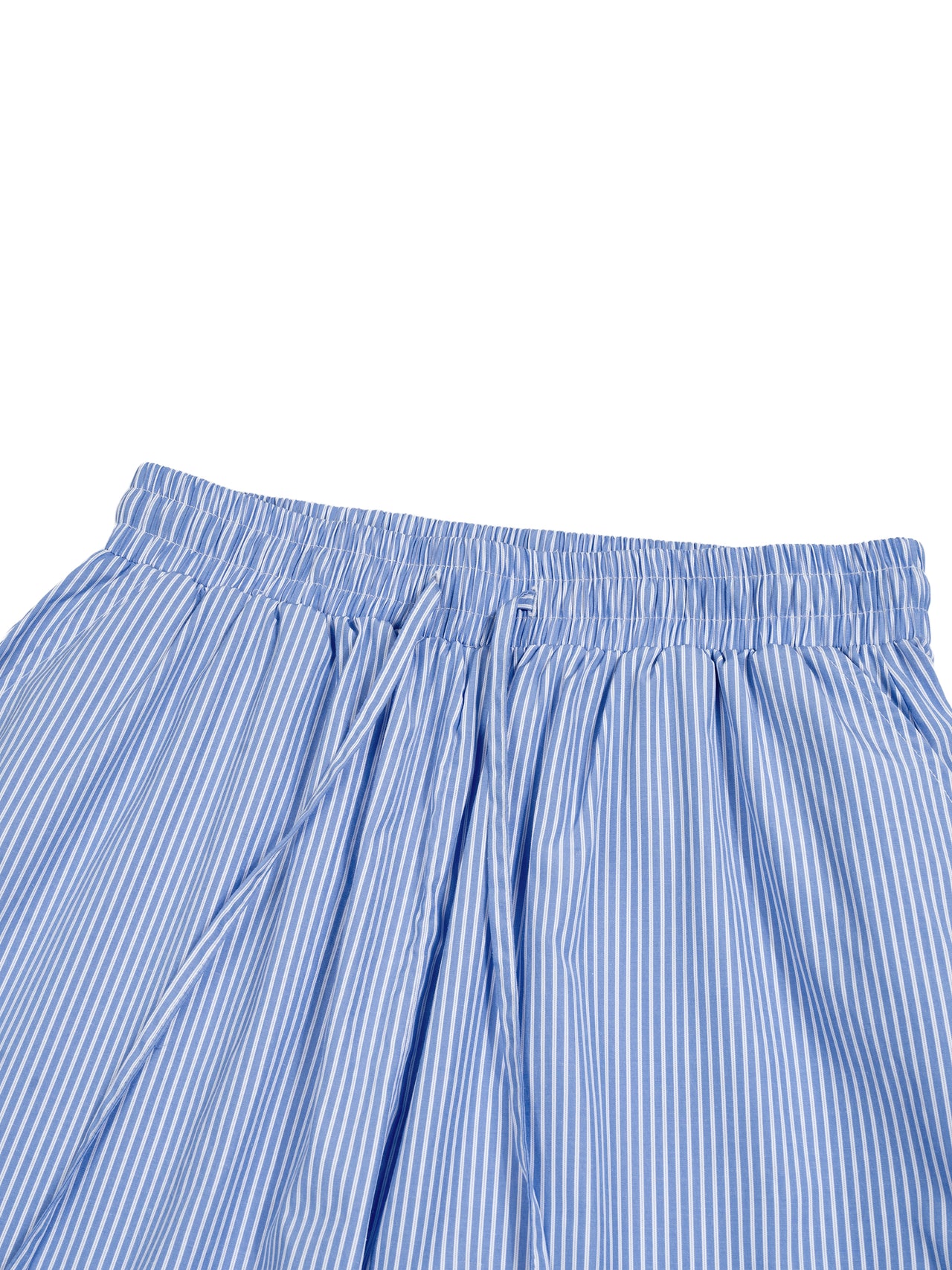 Euro Summer Pinstripe Barrel Pants