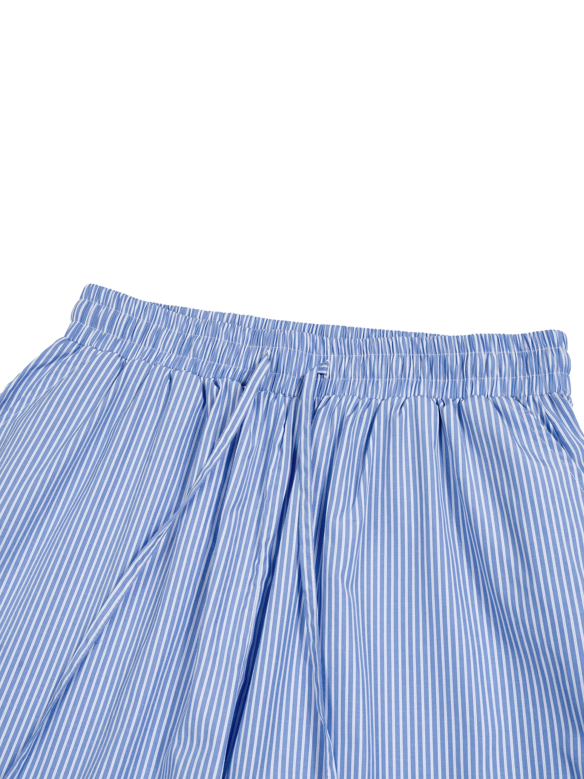 Euro Summer Pinstripe Barrel Pants-8