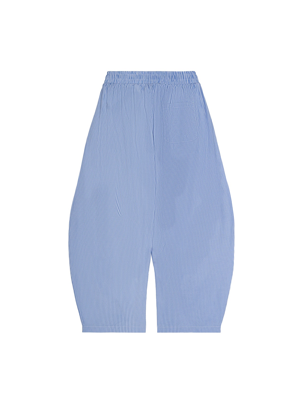 Euro Summer Pinstripe Barrel Pants