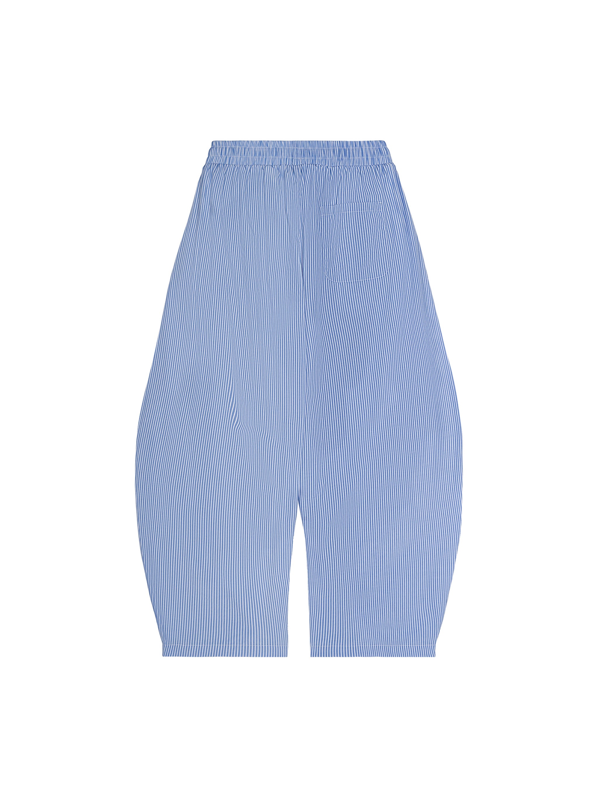 Euro Summer Pinstripe Barrel Pants-7