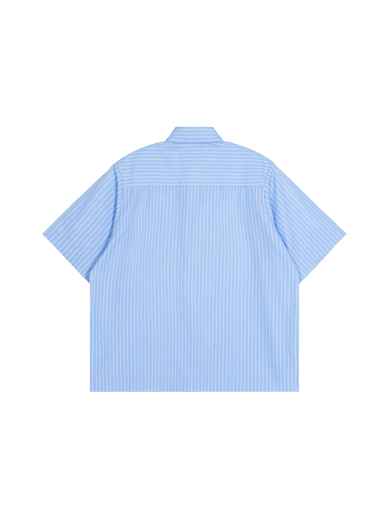 Striped Boxy Short Sleeve Shirt