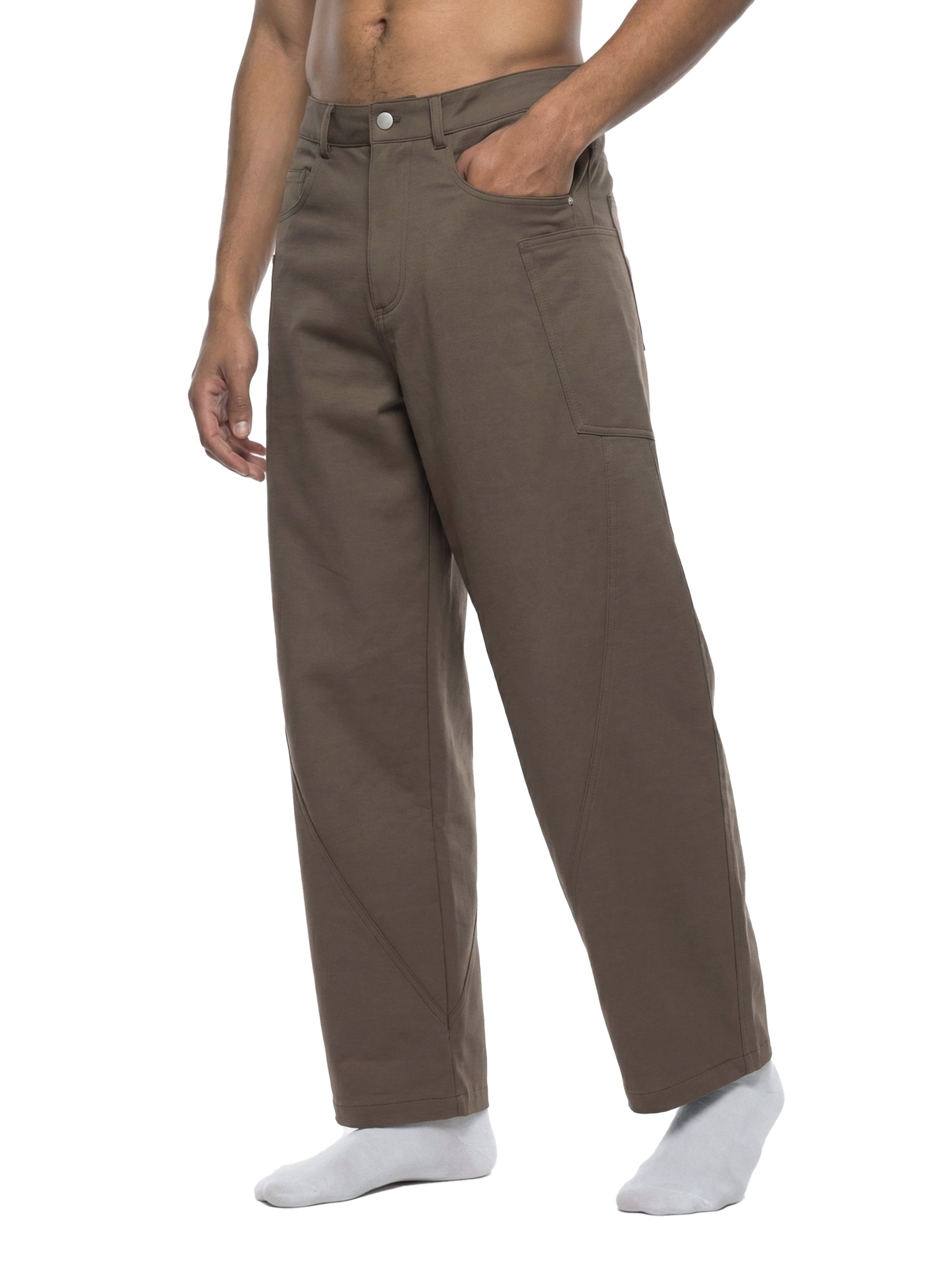 Barrel Leg Carpenter Pants-5