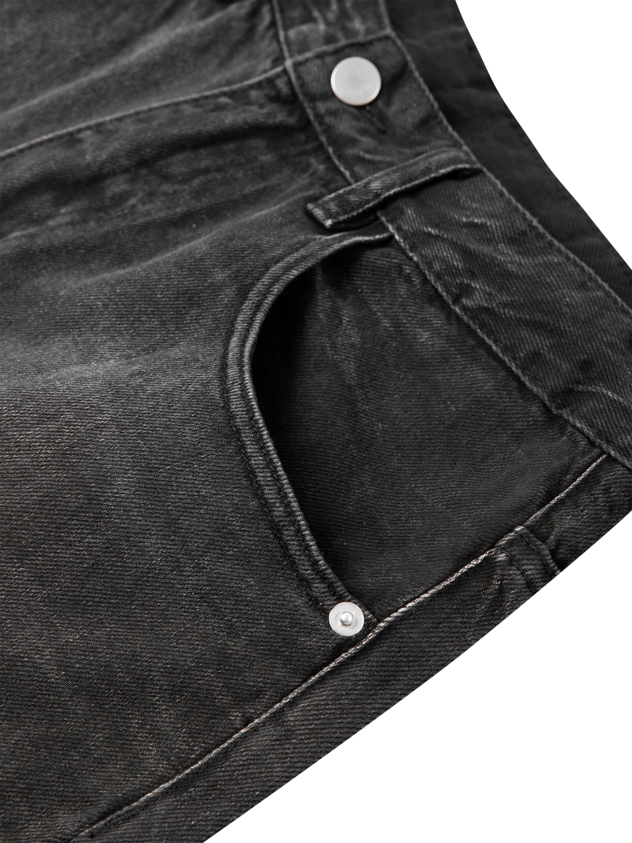 Sunfade Vintage Black Barrel Leg Jeans