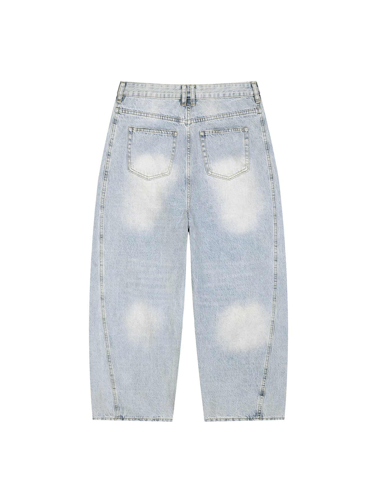 Sunfade Barrel Leg Jeans