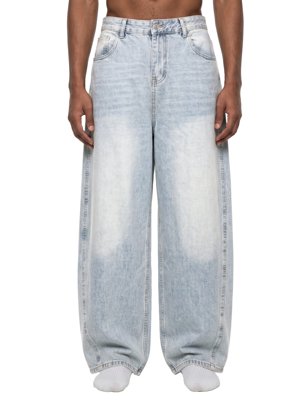 Sunfade Barrel Leg Jeans