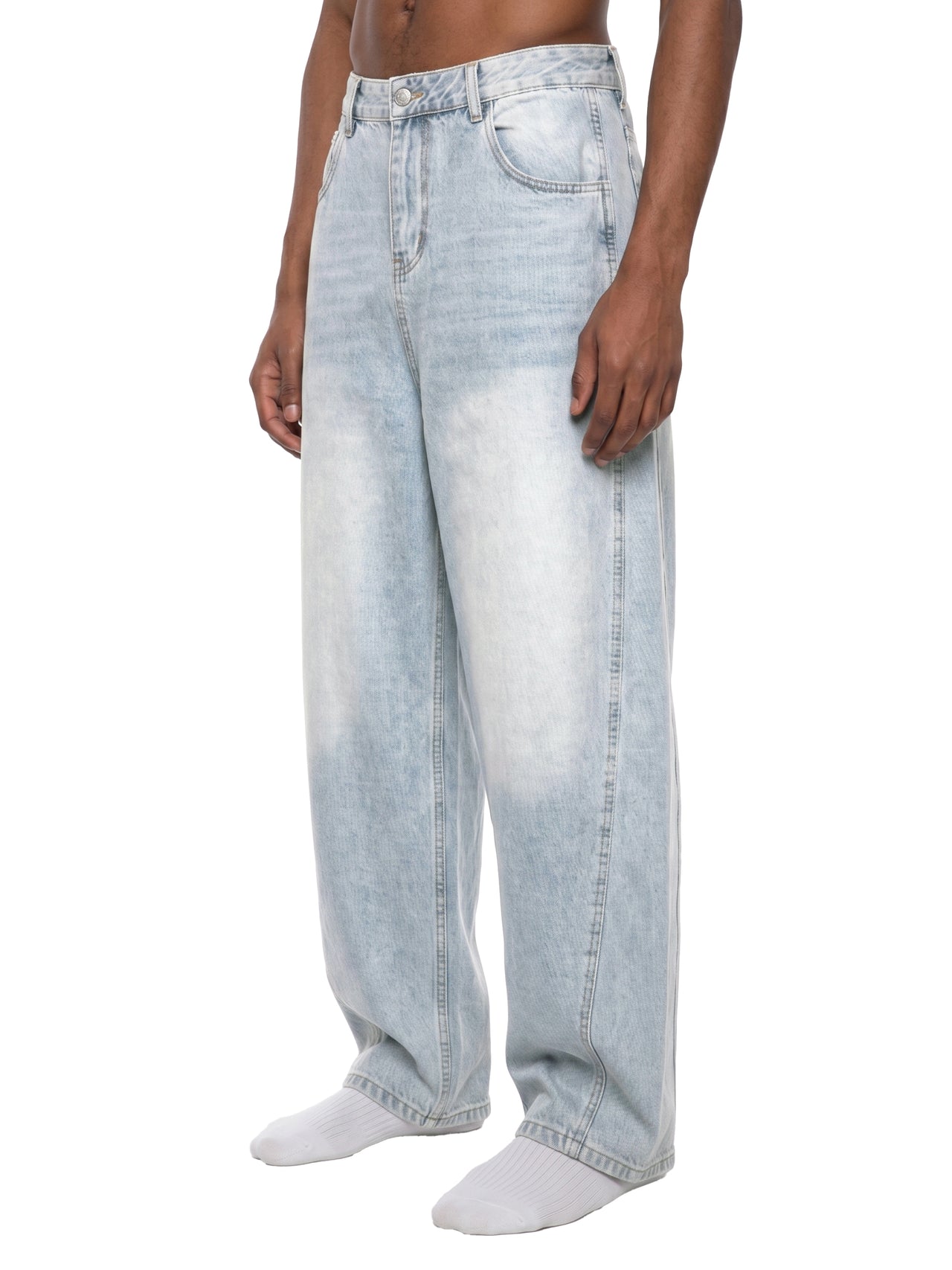 Sunfade Barrel Leg Jeans